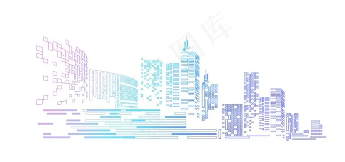 城市图片psd模版下载