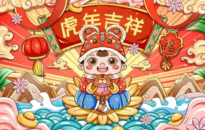 2022虎年图片(3000x2000)psd模版下载