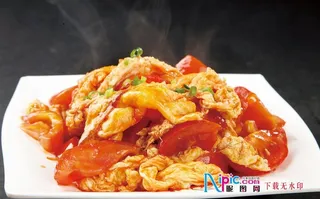 柿子炒鸡蛋图片