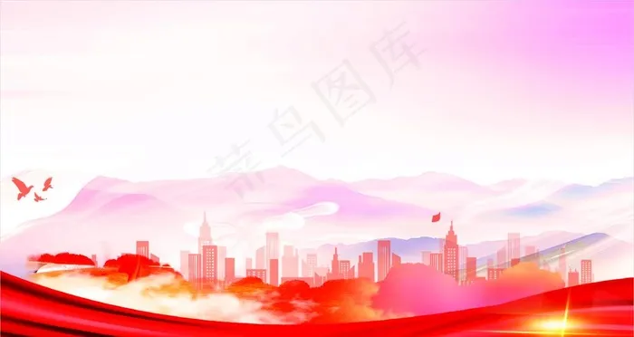 党建背景  展板背景  图片cdr矢量模版下载