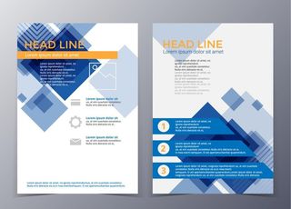 蓝色封面设计图片