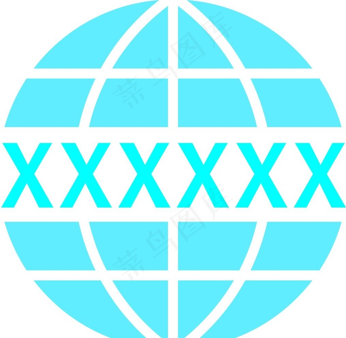 地球轮廓logo图片cdr矢量模版下载