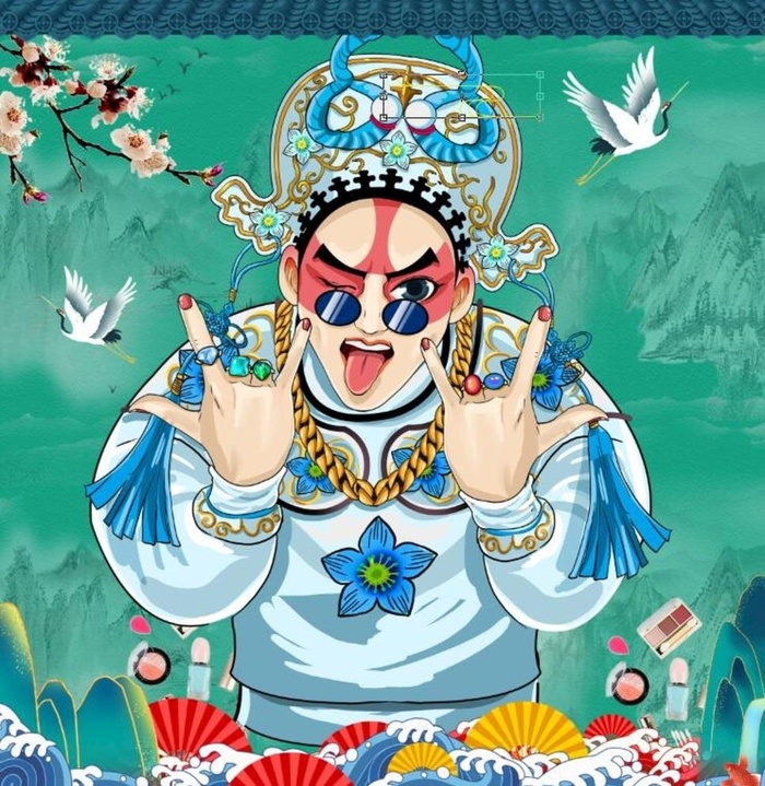 国潮人物图片