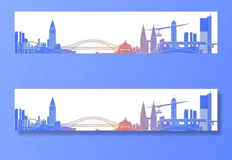 重庆元素建筑城市剪影图片