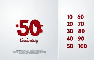 周年数字设计  图片