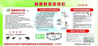 健康教育宣传栏第六期 乐山图片