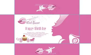 蛋糕盒包装设计图片