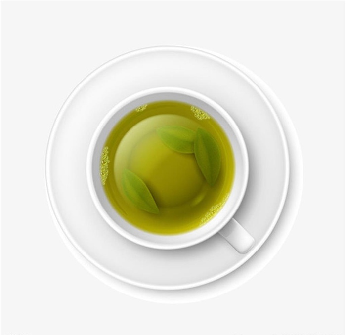 矢量绿叶茶汤图片ai矢量模版下载