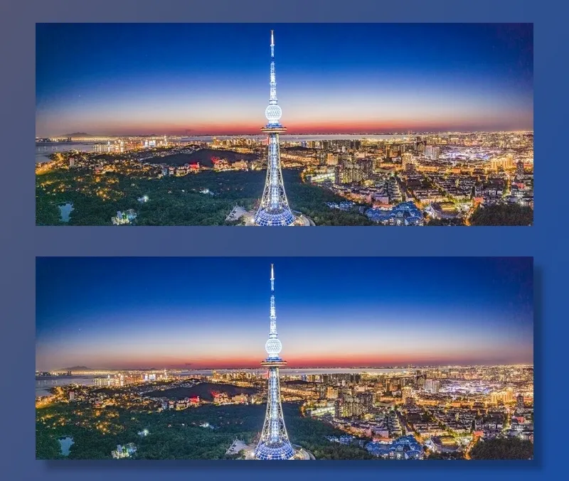 青岛电视塔建筑物城市摄影图片