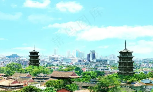 泉州东西塔图片 泉州东西塔图片