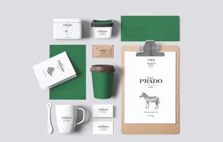 餐饮vi样机图片