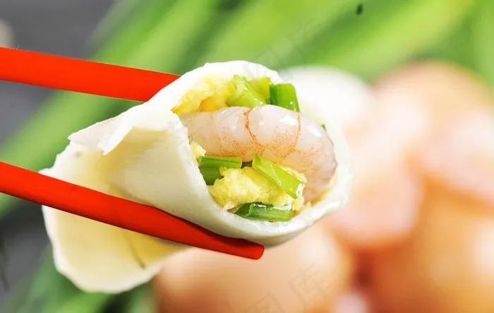 虾仁饺子图片