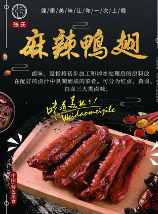麻辣鸭翅图片