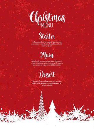 红色背景 圣诞节海报图片