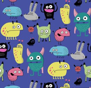 卡通印花图案图片