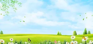 蓝天白云背景图片