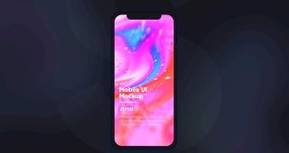 深色UI样机图片