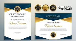 荣誉证书模板图片