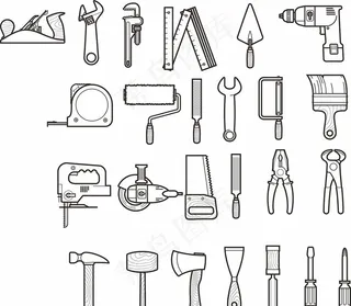 工具简笔画图片