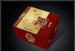 盘锦佳酿酒包装展开图片