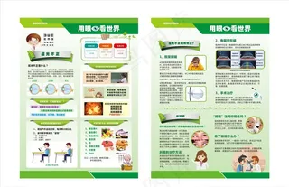 眼科知识宣传单张图片