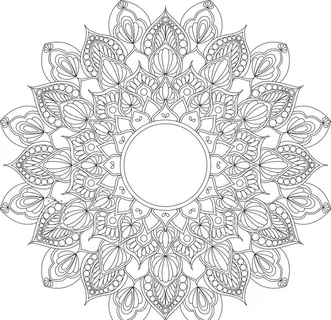 曼陀罗花纹   万花筒图片