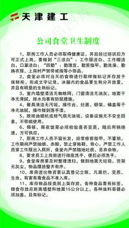 公司食堂卫生制度图片