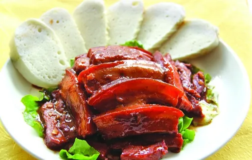 馒头扣肉图片 馒头扣肉图片