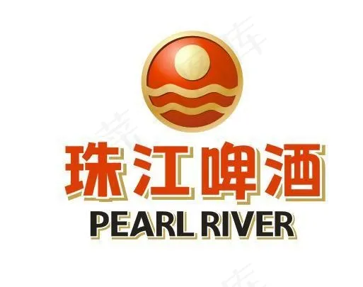 珠江啤酒新LOGO图片cdr矢量模版下载