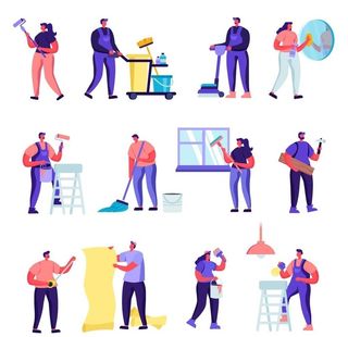 做家务合集图片