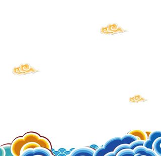 彩色祥云背景图片