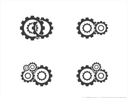 工业齿轮图标图片