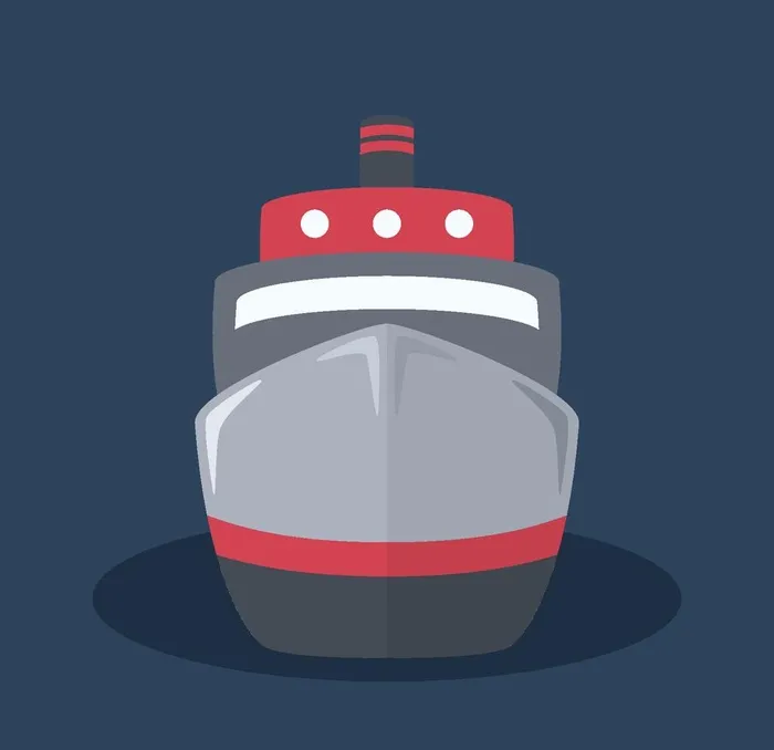 卡通轮船图片ai矢量模版下载