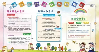 幼儿园安全教育宣传栏图片