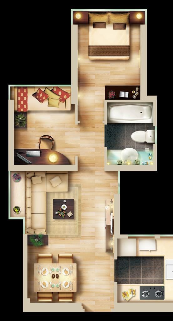 公寓户型图图片