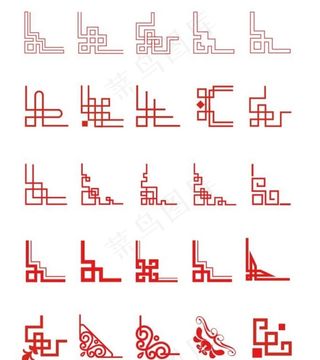 中式花纹边框图片