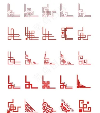 中式花纹边框图片