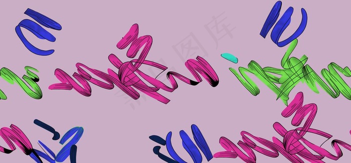 网点花 线条花图片
