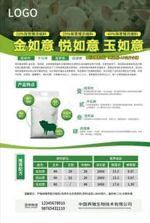 猪饲料海报图片