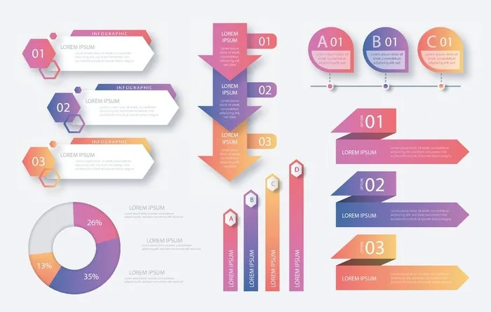 创意数据统计图片eps,ai矢量模版下载