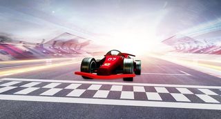 幻影赛车海报展架图片