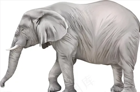卡通大象图片
