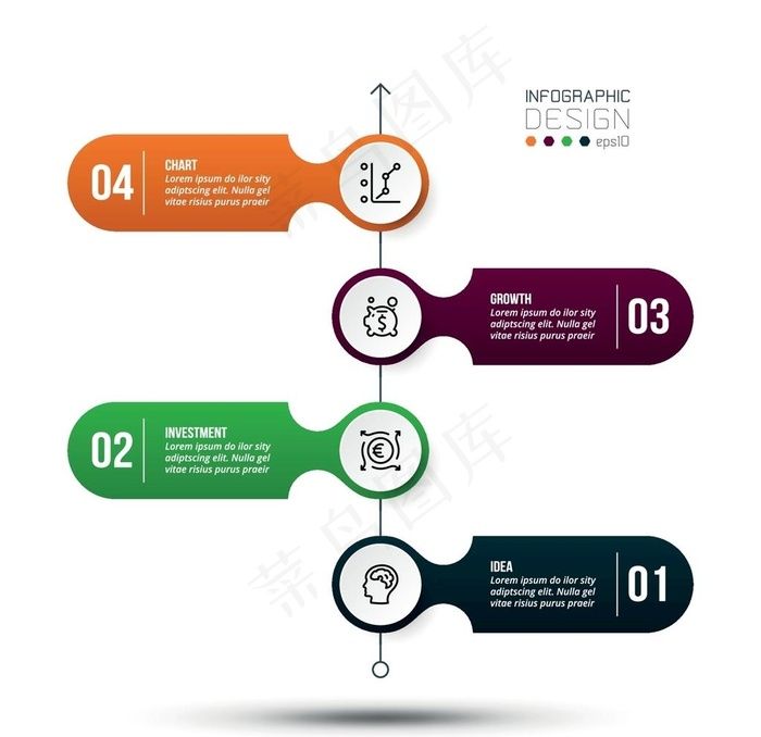 信息图表  图片eps,ai矢量模版下载