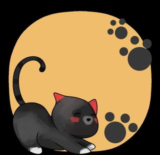 手绘卡通猫图片