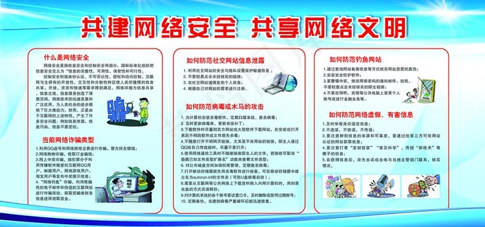 网络安全图片(7087x3543)psd模版下载