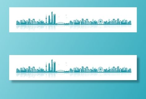 上海建筑矢量图图片