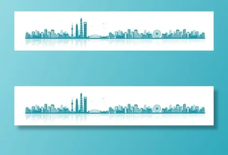 上海建筑矢量图图片