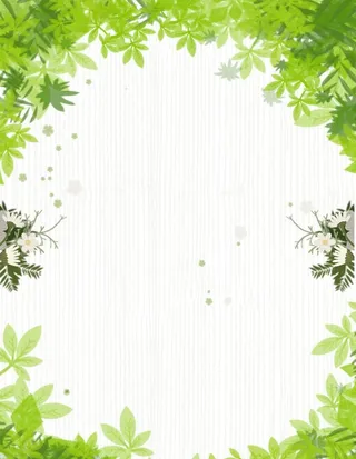 绿色树叶背景图片