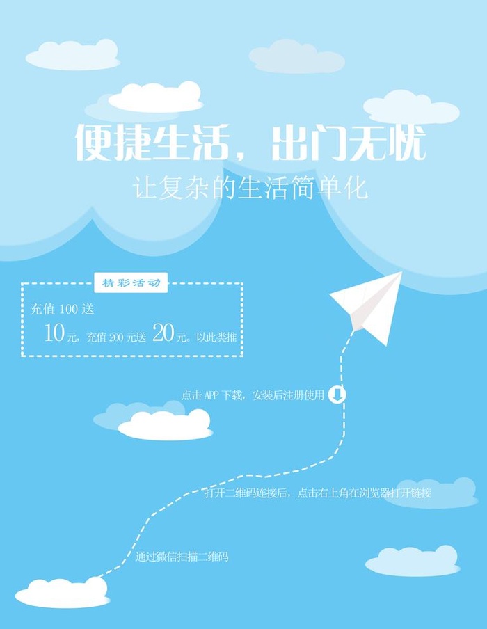 便捷生活 出门无忧图片(2480x3307)psd模版下载