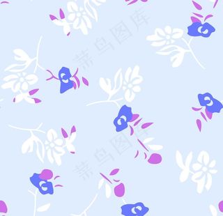 女装小碎花印花图案图片